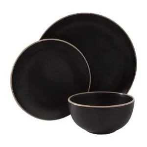 Gibson Home Rockaway Juego de vajilla redonda de cerámica_2
