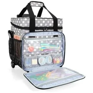 Luxja Bolsa con ruedas para álbumes de recortes bolsa_2