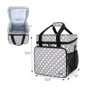 Luxja Bolsa con ruedas para álbumes de recortes bolsa_6