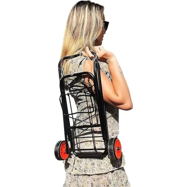 ISOP Carrito de compras Dolly 2 ruedas Camión de mano_4