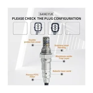 Sangyue 2 sensores de oxígeno O2 1 y 2 para Honda Accord_3