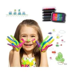 Fstaor Craft Almohadilla de tinta grande para sellos de