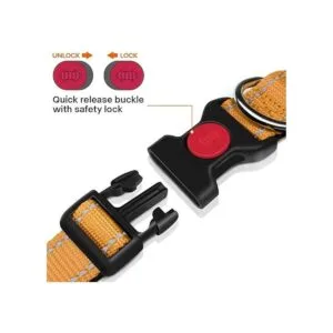 Taglory Collar reflectante para perros con hebilla de_3