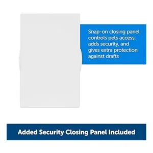 Puerta para mascotas PetSafe plástico con solapa suave de_4