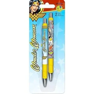 Juego de marcapáginas de Wonder Woman con lápiz_2