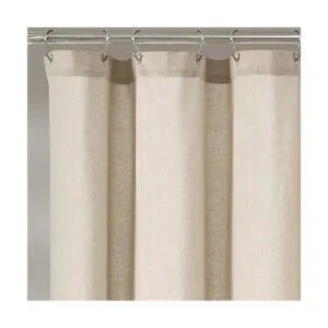 Lush Decor 16T005779 Cortina de ducha de lino oscuro 72_3