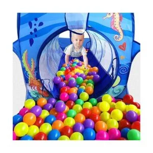 Tienda de campaña 3 en 1 para niños con túnel de juego