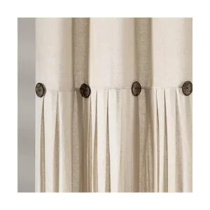 Lush Decor 16T005779 Cortina de ducha de lino oscuro 72_4