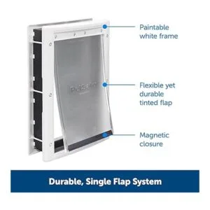Puerta para mascotas PetSafe plástico con solapa suave de_2