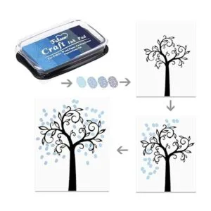 Fstaor Craft Almohadilla de tinta grande para sellos de