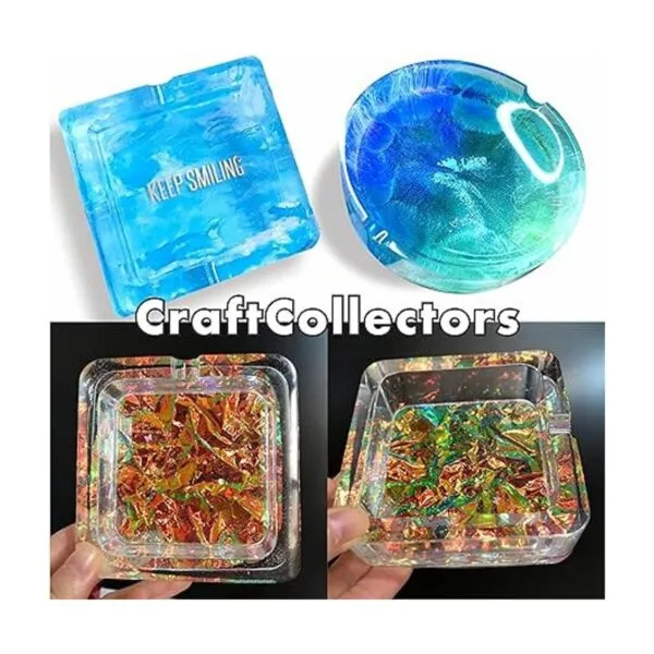 CraftCollectors Molde para cenicero de resina de resina_3