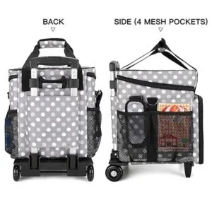 Luxja Bolsa con ruedas para álbumes de recortes bolsa_4