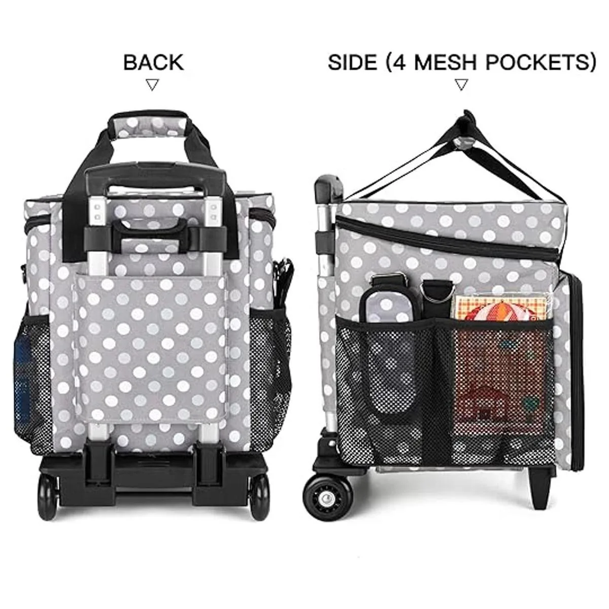 Luxja Bolsa con ruedas para álbumes de recortes bolsa_4