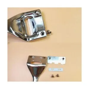 Skiver de cuero plateado bisel de seguridad kit de