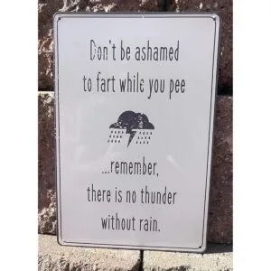 Divertido cartel de hojalata con texto en inglés_2