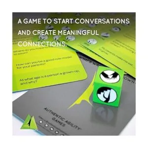 Authentic Agility Juego de cartas de 500 preguntas para_3