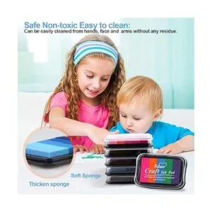 Fstaor Craft Almohadilla de tinta grande para sellos de