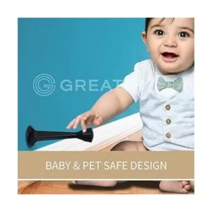 Greatim GTDS2 Tope de puerta rígido sólido de 3 pulgadas_6