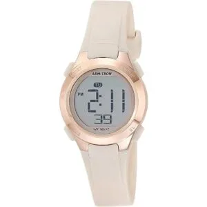 Armitron Sport Reloj con correa de resina rosa con_1