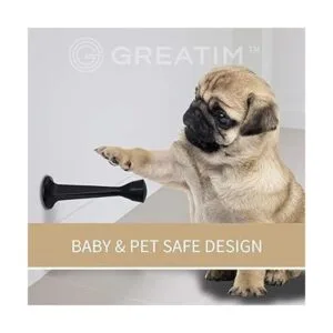 Greatim GTDS2 Tope de puerta rígido sólido de 3 pulgadas_5