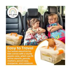 Juego de plantillas de dibujo de madera para niños ARI MES_5