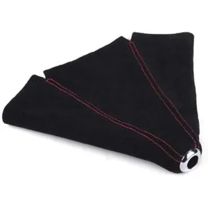 RASTP Bota de piel de ante con puntada roja manual o