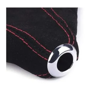 RASTP Bota de piel de ante con puntada roja manual o