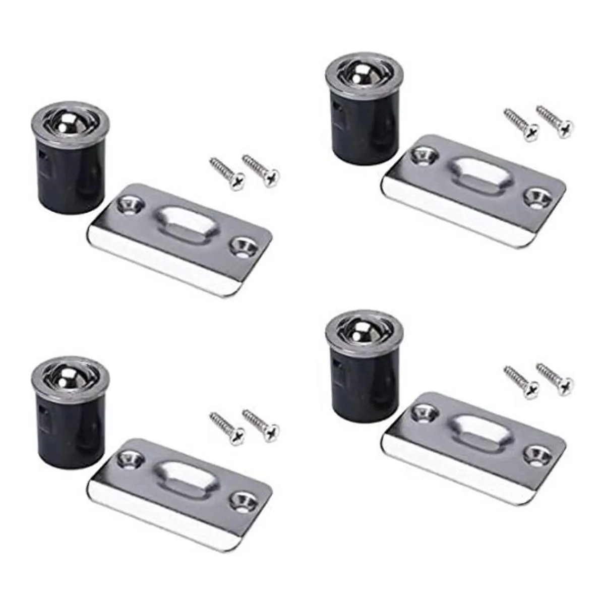 Paquete de 4 cierres de bola de acero inoxidable_1