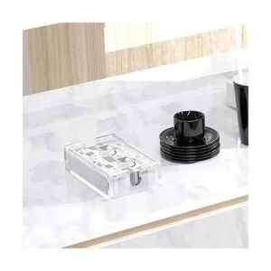 Richboom Servilleteros de acrílico para invitados 9 x 5.5