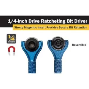 Titan Tools 11317 Destornillador con trinquete micro de