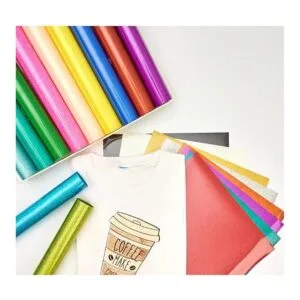 FANSGUAR Vinilo termotransferible con purpurina HTV de 12_5