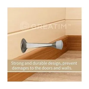 Greatim GTDS Tope de puerta rígido sólido de 3 pulgadas_2