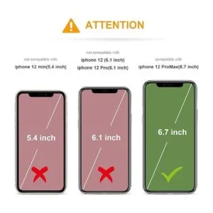 KIHUWEY Funda tipo cartera para iPhone 12 Pro Max piel_2