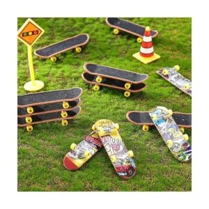 Juego de 25 diapasones de dedo mini monopatín de_4