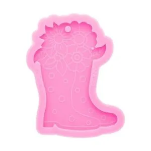 4 piezas llavero silicona moldes Navidad accesorios