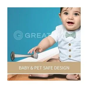 Greatim GTDS Tope de puerta rígido sólido de 3 pulgadas_6