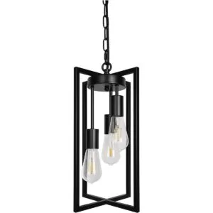 Iluminación colgante industrial moderna de estilo rústico_1