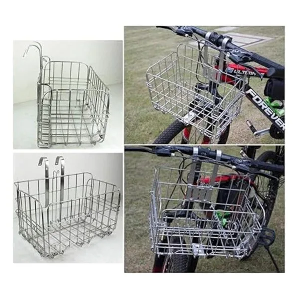 GLE2016 Cesta frontal plegable para bicicleta a prueba_5