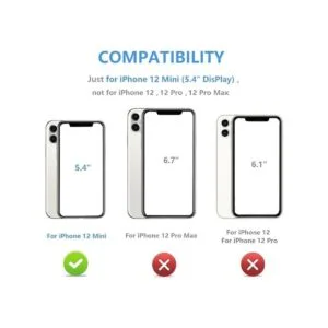 ONETOP Compatible con iPhone 12 Mini Funda tipo billetera_2