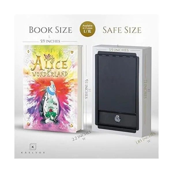 Real Pages Libro de desvío portátil con compartimento