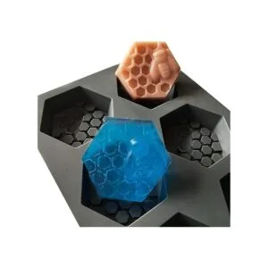 DDlife 2 moldes de jabón de silicona de abeja 3D moldes