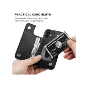 ONETOP Compatible con iPhone 12 Mini Funda tipo billetera_4