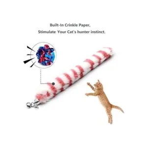 LASOCUHOO Juguetes de gusano para gatos 3 paquetes de_4