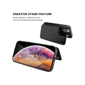 ONETOP Compatible con iPhone 12 Pro Max Funda tipo cartera_5