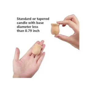 GORGECRAFT Jarrón de madera en blanco sin acabar 10