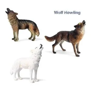 EOIVSH Juego de 8 juguetes de lobo de animales salvajes_5