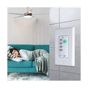 Eogifee Ventilador de techo universal con control de pared