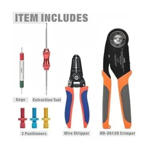 IWISS Herramienta de crimpado Deutsch Solid Contacts AWG_2