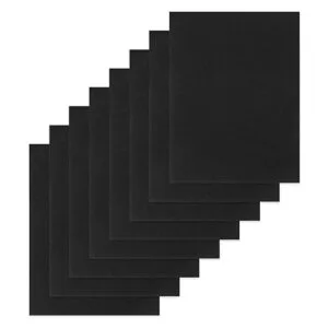 AConnet 80 hojas de papel de espuma EVA color negro 8.0
