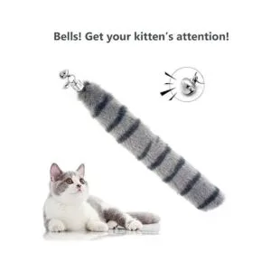 LASOCUHOO Juguetes de gusano para gatos 3 paquetes de_3